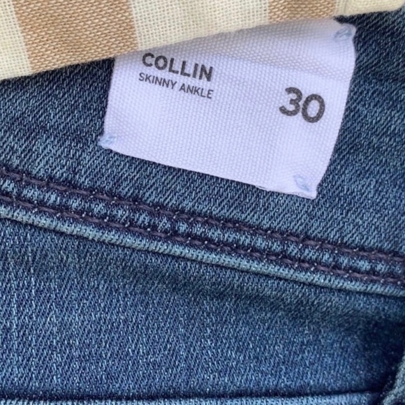 NWT Hudson Collin Ankle Skinny Flap Pocket Distressed Jeans - Picture 14 of 15